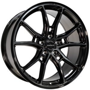 Anovia AN-10 19x8.5 5x112 - Black Machined Face Dark Tint
