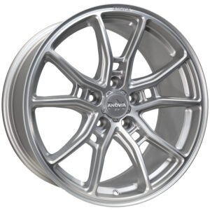 Anovia AN-10 18x8.5 5x112 - Silver Machined Face Satin Laquer