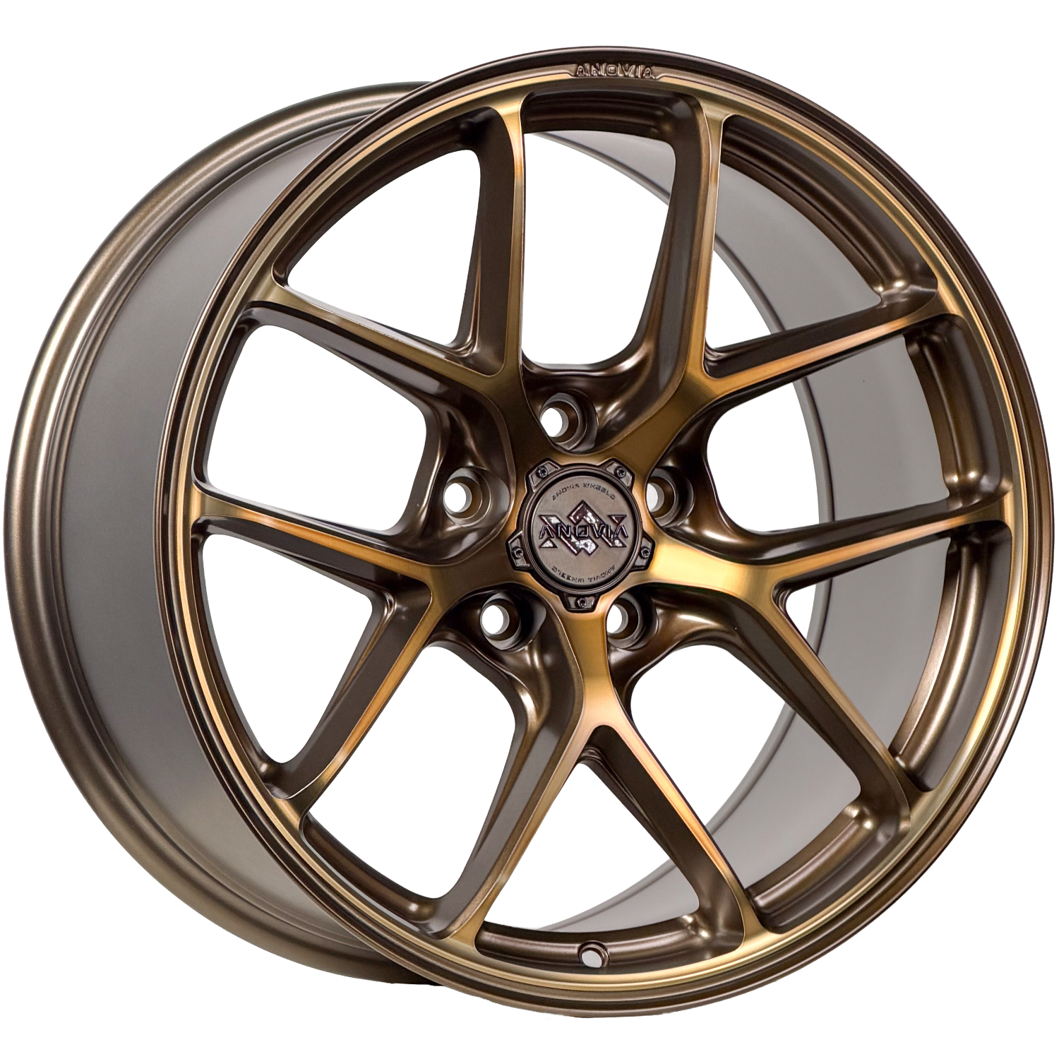 Anovia AN-12 20x9 5x115 - Bronze Machined Face Bronze Tint