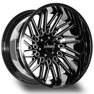 Arkon Offroad Apollo 20x10 6x135 - Gloss Black w/ Milled Edges (Left)