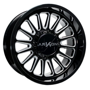 Arkon Offroad Aramis 20x10 5x5/5x5.5 - Gloss Black w/ Milled Edges