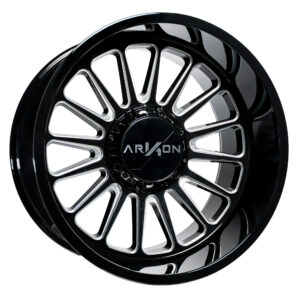 Arkon Offroad Aramis 22x12 6x135/6x5.5 - Gloss Black w/ Milled Edges
