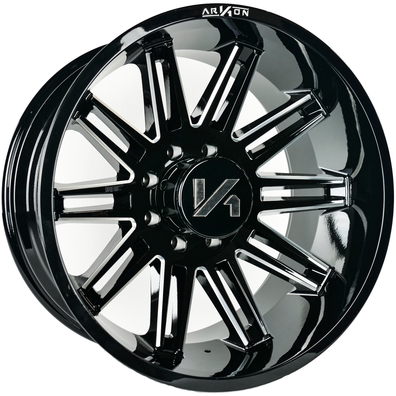 Arkon Offroad Churchill 20x10 6x135 - Gloss Black w/ Milled Edges