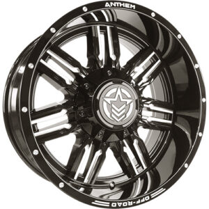 Anthem Offroad Equalizer 20x10 5x150 / 5x5.5 - Gloss Black w/ Milled Edges