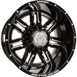 Anthem Offroad Equalizer 20x12 6x135 / 6x5.5 - Gloss Black w/ Milled Edges