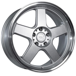 Anovia Highball 18x8.5 5x114.3 - Silver Paint w/ Machined Lip