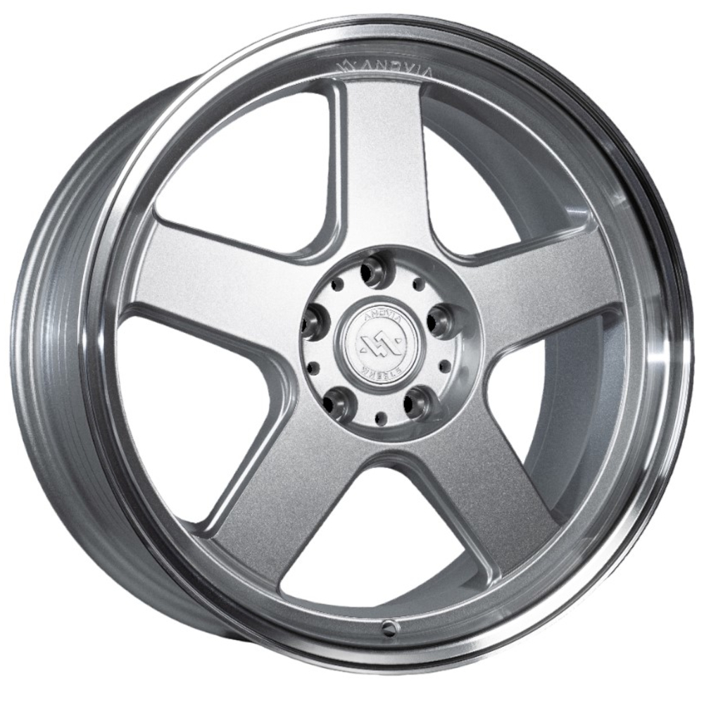 Anovia Highball 18x9.5 5x114.3 - Silver Paint w/ Machined Lip