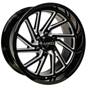 Arkon Offroad Kennedy 20x10 6x135 - Gloss Black w/ Milled Edges (Left)