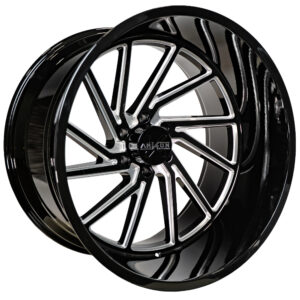 Arkon Offroad Kennedy 24x14 6x135 - Gloss Black w/ Milled Edges (Right)