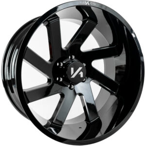 Arkon Offroad Lincoln 20x10 8X6.5 - Gloss Black w/ Milled Edges (Left)