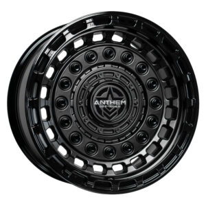 Anthem Offroad Mercenary 17x9 5x5 - Satin Black w/ Gloss Black Accents