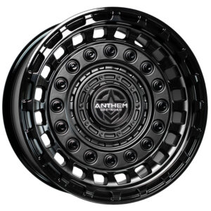 Anthem Offroad Mercenary 18x9 5x5 - Satin Black w/ Gloss Black Accents