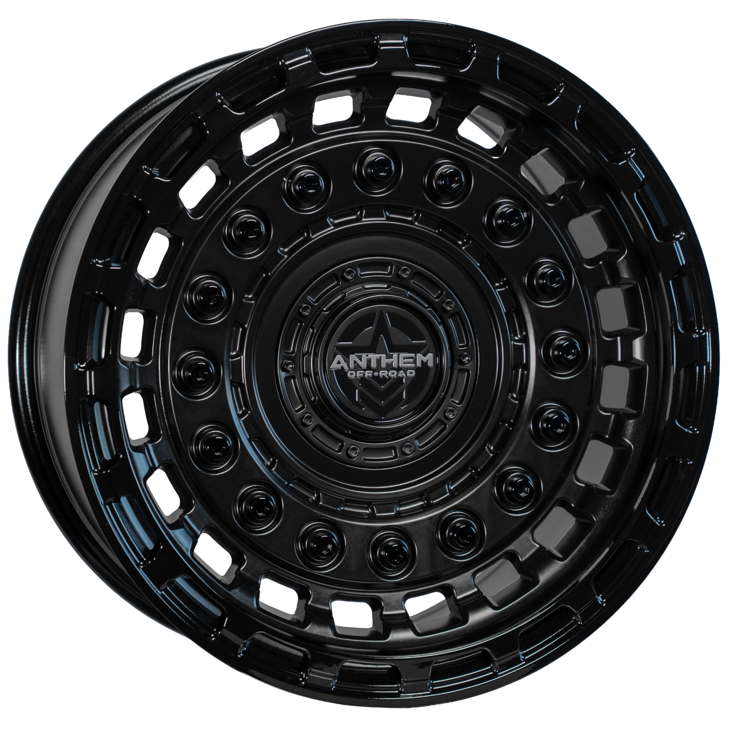 Anthem Offroad Mercenary 20x9 5x5.5 - Satin Black w/ Gloss Black Accents