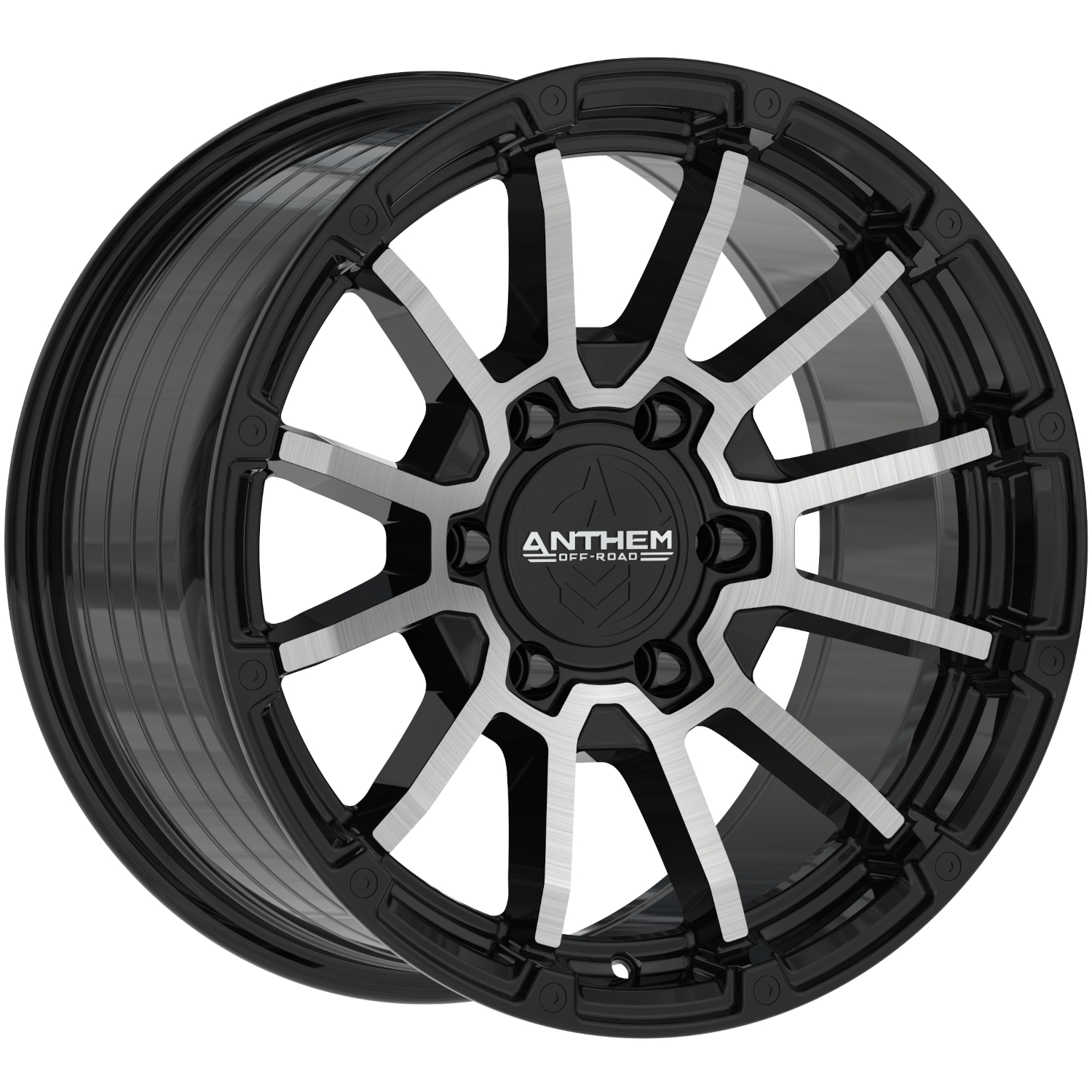 Anthem Offroad Raider 17x8.5 6x135 - Satin Black w/ Machined Face