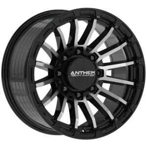 Anthem Offroad Raider 18x9 8x6.5 - Satin Black w/ Machined Face