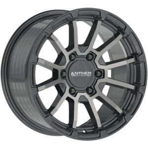 Anthem Offroad Raider 17x8.5 6x135 - Satin Gunmetal w/ Machined Face