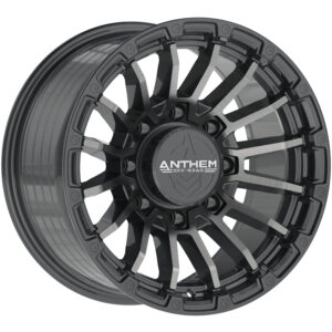 Anthem Offroad Raider 17x9 8x6.5 - Satin Gunmetal w/ Machined Face