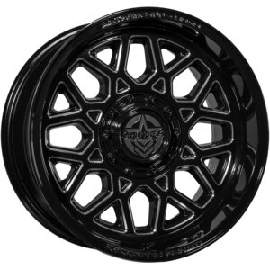 Anthem Offroad Revenger 18x9 5x5 / 5x5.5 - Gloss Black w/ Milled Edges